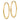 14k Gold Polished Round Endless Tube Hoop Earrings - Image 1