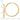 14k Gold Polished Round Endless Hoop Earrings - 30mm - Image 3