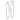 14k White Gold Polished Endless Tube Hoop Earrings - Image 1