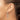 14k White Gold Satin Diamond-Cut Endless Tube Hoop Earrings - Image 2