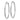 14k White Gold Diamond-Cut Endless Tube Hoop Earrings - Chic & Stylish - Image 1