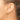 14k Gold Satin Diamond-Cut Endless Tube Hoop Earrings - Image 2