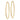 14k 1.2x40mm Satin Diamond-cut Endless Tube Hoop Earrings - Image 1