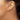 14k Rose Gold Polished Endless Tube Hoop Earrings - Image 2