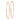 14k Rose Gold 1.2x45mm Polished Endless Tube Hoop Earrings - Image 1