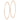 14k Rose Gold Polished Endless Hoop Earrings - 65mm - Image 1