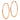 14k Rose Gold Polished Round Endless Hoop Earrings - Image 1