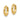 14k Gold Polished Hinged Hoop Earrings - Effortless Everyday Style - Image 2