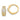 14K Gold Polished Hoop Earrings with Sparkling CZ Accents - Image 1