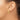 14k Gold Polished Tapered J-Hoop Earrings for Effortless Style - Image 2