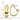 14k Gold Polished Tapered J-Hoop Earrings for Effortless Style - Image 3