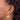 14k Gold Twisted Oval Hoop Earrings - Modern Chic Statement Accessory - Image 2