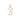 10K Gold Diamond Alphabet B Pendant