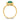 14k Gold Malachite Cabochon Ring - Bold Statement Piece for Unique Style - Image 2