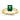 14k Gold Emerald Cut Diamond Ring Inspired by Mount St. Helens - Image 1