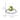 14k White Gold Peridot and Diamond Emerald Cut Ring - Image 2
