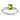 14k White Gold Emerald Cut Peridot and Diamond Ring - Image 1