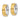 14k Two-Tone Hoop Earrings for Effortless Everyday Style - Image 2