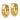 14k Gold Polished Hoop Earrings for Effortless Everyday Style - Image 1