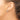 14k Rose Gold Polished Hinged Hoop Earrings - Image 2