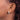 14k White Gold Hinged Hoop Earrings - Image 2
