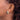 14k Two-tone Textured Hoop Earrings - Image 2