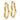 14k Gold Heart Hoop Earrings for Effortless Everyday Style - Image 1