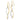 14k Two-tone Twist Dangle French Hook Earrings - Image 1