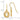 14k Textured Intertwined Ovals Dangle French Hook Earrings - Image 3