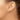 14k Gold Polished Diamond-Cut Half Ball Post Earrings - Image 2