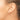 14K White Gold Polished Cube Post Earrings for Effortless Style - Image 2