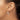 14K White Gold Threader Earrings with Bead Detail - Image 2