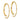 14k Polished Round Wire Threader Earrings - Image 2