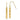 14k Gold Diamond-Cut Bar Dangle Earrings - Image 1