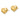 14k Gold Polished Puffed Heart Earrings - Image 2