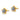 14K Two-Tone Floral Post Earrings for Effortless Style - Image 2