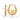 14K Polished Claddagh Hoop Earrings - Image 4