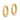 14k Polished 1.45x11mm Hinged Huggie Hoop Earrings - Image 2