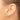 14k Gold Polished Huggie Hoop Earrings with CZ Accents - Image 3