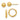 14K Gold Polished Ball and Hinged Hoop Earrings Set - 5mm - Image 1