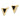 14K Gold Black Epoxy Triangle Stud Earrings - Image 2