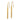 14K Gold Polished Bar Dangle Earrings - Image 2