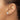 14K White Gold 8mm Diamond-cut Puffed Square Button Post Earrings - Image 3