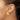 14K Gold Polished Square J-Hoop Earrings for a Bold Look - Image 3