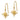 14K Star Dangle French Hook Earrings - Image 2