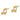 14K Polished Music Notes Post Earrings - Image 2