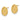 14K Gold Diamond-Cut Miraculous Medal Post Earrings - Image 2