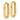 14k Gold Polished Hinged Hoop Earrings - Sleek Rectangle Design - Image 2