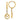 14k Gold Twisted Hoop Earrings with CZ Accents - Modern Dangle Design - Image 1