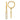 14k Gold Paperclip Link Dangle Hoops with CZ Accents - Image 1